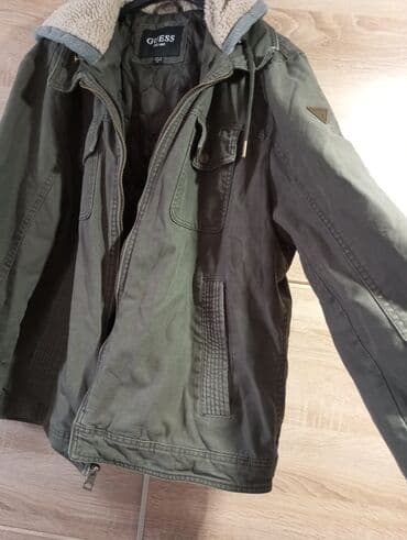 papuče sa platformom: Zimska jakna Keper, XL (EU 54), Guess, bоја - Maslinasto zelena — 2