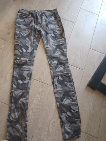 lanene pantalone zenske: S (EU 36), Ravne nogavice — 1