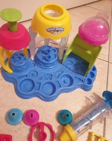 zuti autobus igracka: Play doh sweet shoppe velika edukativna igracka koja razvija mastu kod — 8