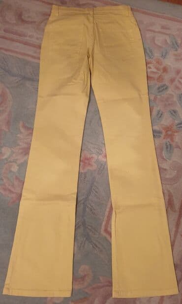 ramax novi sad: SASIO jeans zute farmerke ravan model, blago se sire od kolena. XS — 4