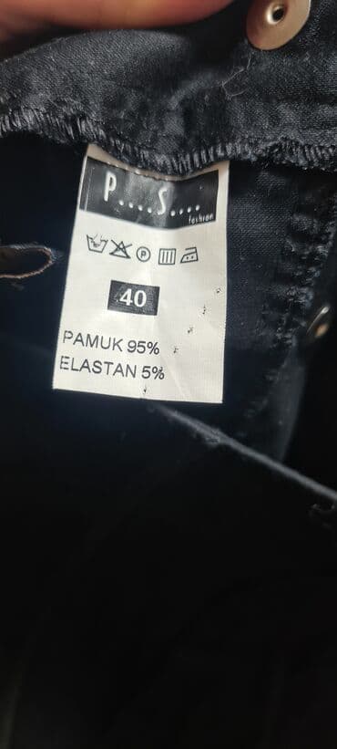 letnje pantalone za punije: L (EU 40), Midi, bоја - Crna — 4