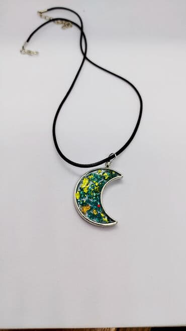 pandora privezak zaba: Ogrlica sa priveskom, Handmade, Materijal: Epoksi smola — 8
