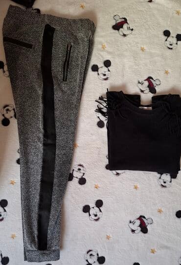 paket odece m: Paket: Farmerke, Pantalone, Duksevi, Za devojčice, uzrast: 9-10 godina — 2