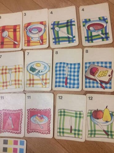 crni triko za devojcice: Karte za igru iz '80tih u original kutijici ( kao Crni Petar ). Redak — 6