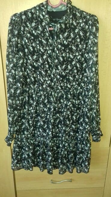 new yorker ranac: S (EU 36), color - Black, Oversize, Long sleeves — 10
