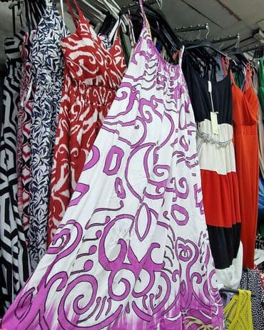 Haljine: 6XL (EU 52), bоја - Šareno, Na bretele — 2