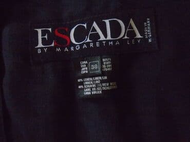 prsluk i pantalone komplet: Escada, M (EU 38), Jednobojni — 2