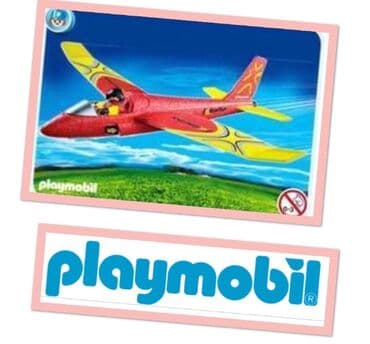 igracka set za nokte: PLAYMOBILE set AVION 48 cm Raspon krila - 50cm. Rasklopiv. Igra za — 1