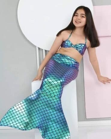 dexy co igracke za decu od 3 godine: 🧜🏼‍♀️ Sirena trodelni kupaći kostimi 🥰 Veličine od 2 do 14 godina — 10