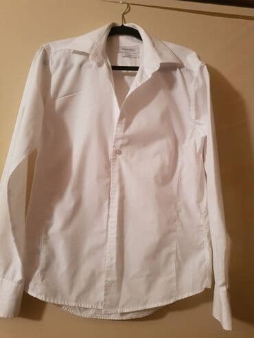 bela olovka za oci dm: Bela muška košulja,"Martini vesto",slim fit,veličine M,pamuk 55%,skoro — 1