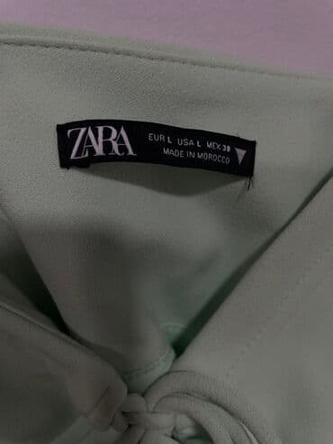 haljina xs s: Zara L (EU 40), bоја - Zelena, Koktel, klub, Na bretele — 3