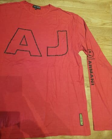 kožna jakna s: Duks, 2XL (EU 56), XL (EU 54), Emporio Armani, bоја - Crvena — 1