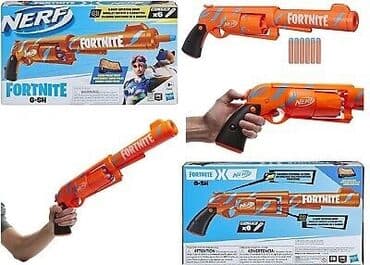 gumeni konjic za decu: NERF Fortnite 6-SH Dart Blaster NOVO — 3