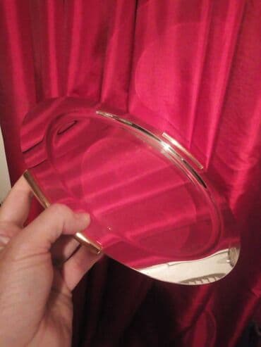 set za ulje i sirce: ZEPTER poslužavnik Tacne, inox Pozlata POVOLJNO, Lux kvalitet i — 2