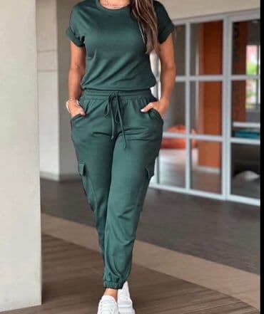 elegantne pantalone sa visokim strukom: One size, Jednobojni — 1