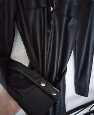 guess crna haljina: Guess S (EU 36), bоја - Crna, Dugih rukava — 2