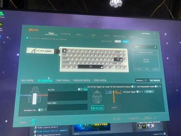 svetleća tastatura: Attack Shark X68 HE 0.01odaziv i 8khz tastatura sa prilagodljivim RGB — 4
