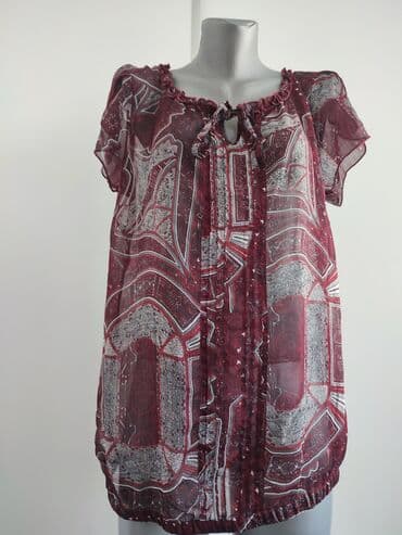 bluza s: Edge Street, 2XL (EU 44), Poliester, bоја - Bordo — 1