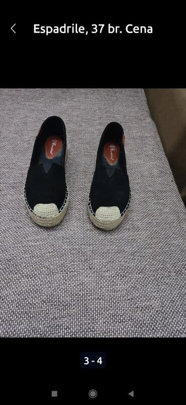 obuca batajnica: Espadrile, 37 — 1