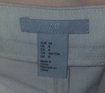 Šortsevi, Bermude: M (EU 38), Pamuk, bоја - Bela, Jednobojni — 2