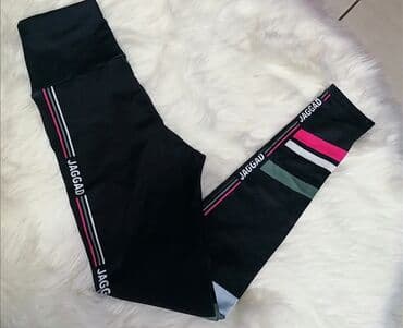 elegantni kompleti sa pantalonama: S (EU 36), Likra, bоја - Crna — 4