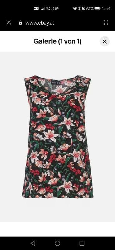 Bluze: 2XL (EU 44), Viskoza, Cvetni, bоја - Šareno — 1