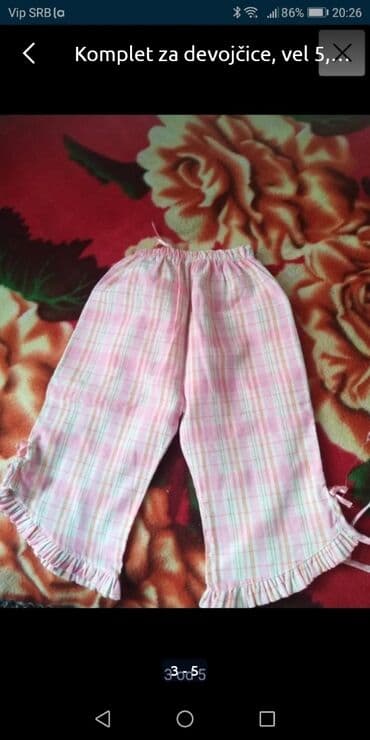 Dečija odeća: Komplet: Majica, Pantalone, 110-116 — 4
