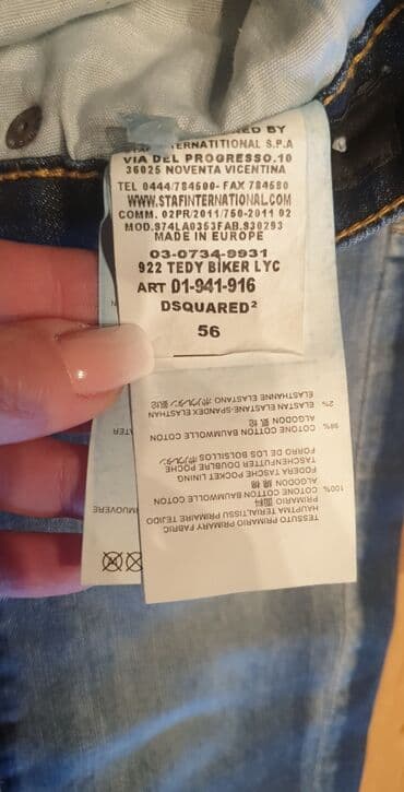 pantalone s: DSQUARED2 muske farmerke, original moderne, dole uže, kraci model — 4