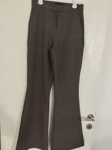 Pantalone: L (EU 40), Visok struk, Zvoncare — 1