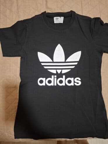 majice adidas: Adidas, L (EU 40), Pamuk, bоја - Crna — 3