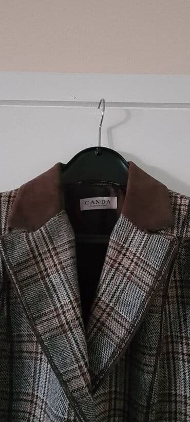 sako s: XL (EU 42), Vuna, Karirani — 2