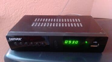 drzac za ruter na tv: Set Too Box"Denver" Model:DTB-133 SetTop Box DVB-T2 sa RF modulatorom — 1