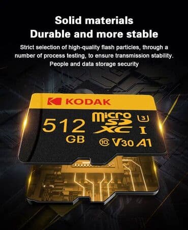 a1 ruteri: Micro SDXC memorija Kodak 64GB + SD adapter NOVO ! ! ! KODAK Original — 2