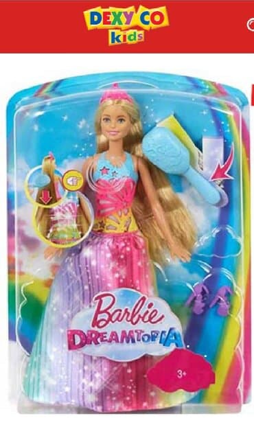 ćelave lutke: BARBIE DREAMTOPIA original lutka barbi . Svetlucava princeza. Svetli i — 6