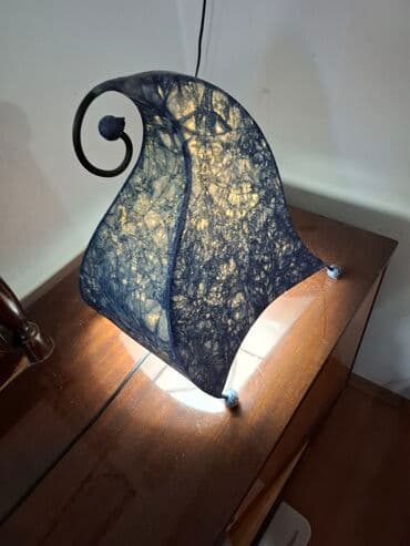 Kućni dekor: Stona lampa, bоја - Tamnoplava, Novo — 1