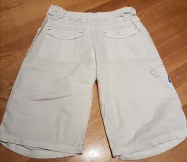 elegantne pantalone sa visokim strukom: 3/4 pantalone, 158-164, bоја - Bela — 4