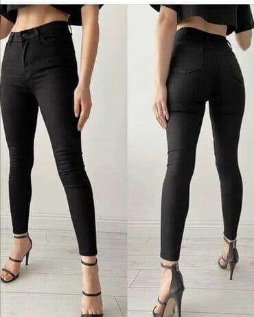 crni sorc za fizicko: Crne farmerice Kao nove Push up model Vel 26 Sa dosta elastina — 2