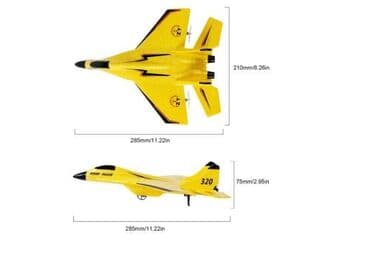 veličine za decu: Avion na daljinski novo kontrolni sistem žiroskopa olakšava rad i — 2