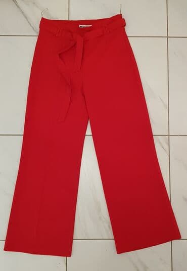 pantalone s: M (EU 38), Visok struk, Zvoncare — 3