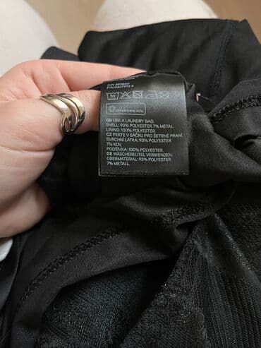 midi haljine h m: H&M M (EU 38), bоја - Crna, Večernji, maturski, Na bretele — 4