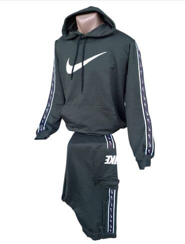 prsluk i pantalone komplet: Nike muška trenerka komplet Novo Pamuk Veličine m l xl 2xl fb — 3