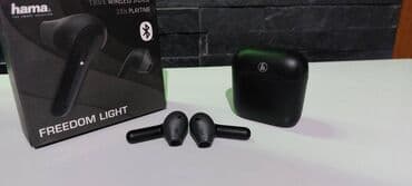 bluetooth slusalice za decu: Hama Bluetooth Freedom Light crne slusalice Potpuno nove, u vrlo — 1