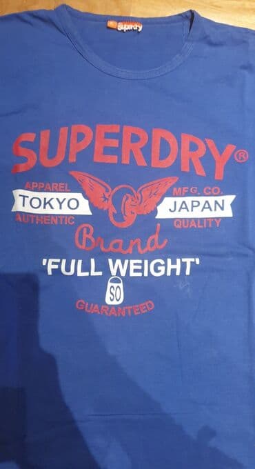 ramax novi sad: SuperDry - super dry kraljevsko plava muška majica. Piše xl velicina — 2