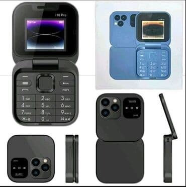 Ostali mobilni telefoni: 📱 i16 Pro – Mini preklopni telefon sa modernim dizajnom Kompaktan — 1
