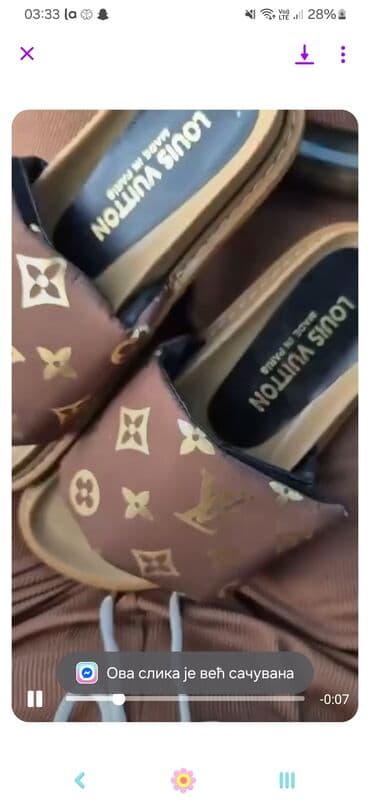 louis vuitton patike zenske: Modne papuče, 38 — 2