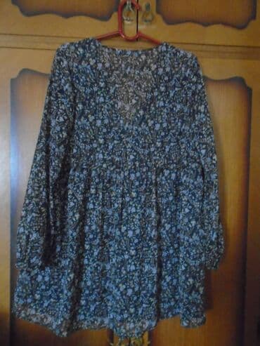 odeca za trudnice novi sad: Zara XS (EU 34), S (EU 36), bоја - Svetloplava, Oversize, Dugih rukava — 4
