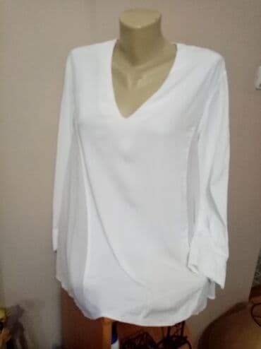 zenske svecane bluzice: Zara, XS (EU 34), Jednobojni, bоја - Bela — 3