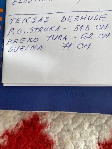 bermude reject 4xl: Bermude, bоја - Tamnoplava, Teksas — 4