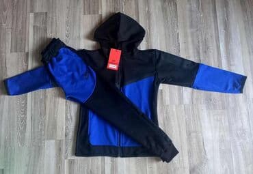 elegantne pantalone sa visokim strukom: Nike, Komplet: Duks, Pantalone — 4