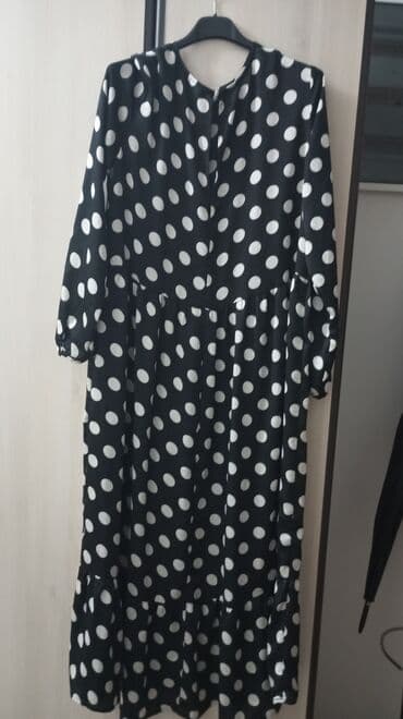 šampon sa belim lukom: H&M M (EU 38), bоја - Crna, Oversize, Dugih rukava — 4